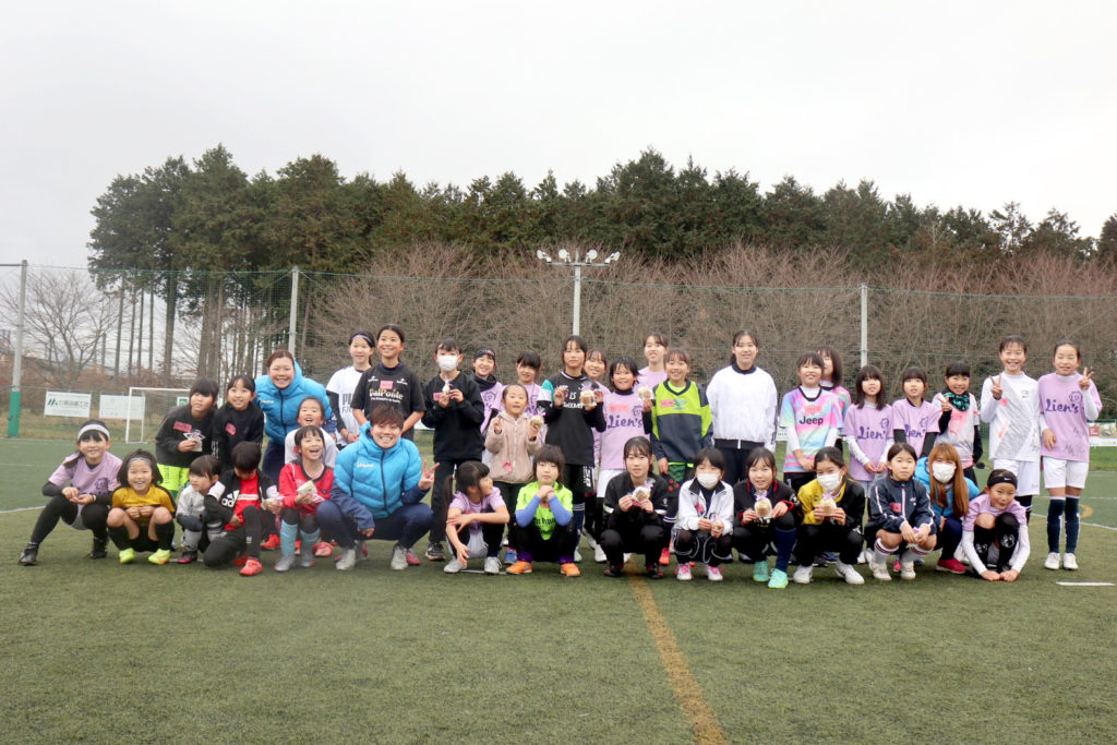 岡山湯郷Belle3選手による特別サッカー教室を開催しました